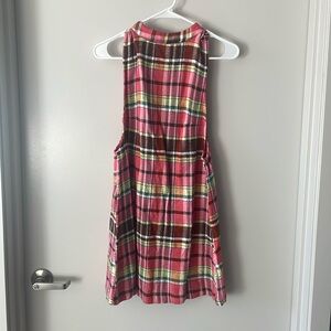 Free People Walk the Plaid Mini Dress